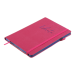Блокнот деловой Buromax LIBRETA А5, 96 листов, клетка, малиновый - №3