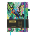 Блокнот деловой Buromax EXOTIC А5, 96 листов, клетка, бирюзовый - №2