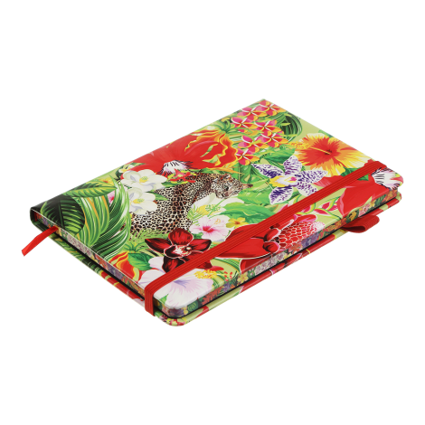Блокнот деловой Buromax EXOTIC А5, 96 листов, клетка, красный - №3