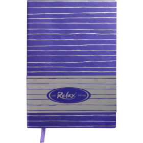 Блокнот деловой Buromax RELAX, А5, 96 листов, линия, фиолетовый