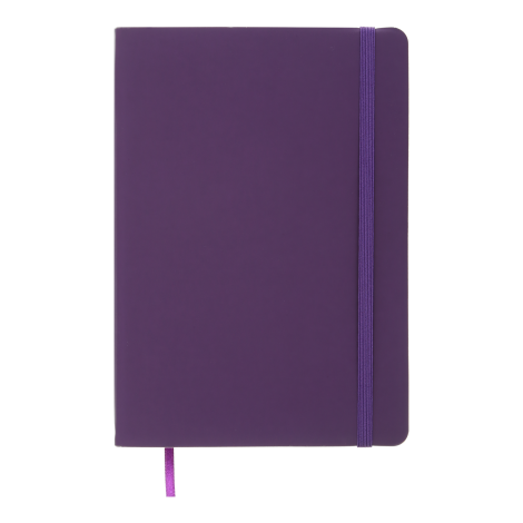 Блокнот деловой Buromax TOUCH ME L2U А5, 96 листов, линия, фиолетовый - №1