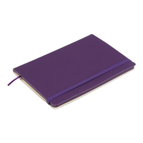 Блокнот деловой Buromax TOUCH ME L2U А5, 96 листов, линия, фиолетовый - №2