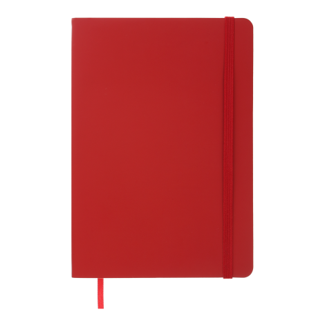 Блокнот деловой Buromax TOUCH ME L2U А5, 96 листов, линия, красный - №1