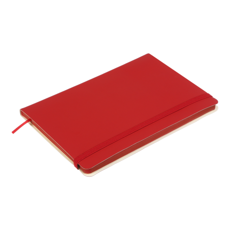 Блокнот деловой Buromax TOUCH ME L2U А5, 96 листов, линия, красный - №2