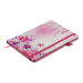 Блокнот деловой Buromax CHERIE А5, 96 листов, точка, розовый - №3