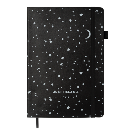 Блокнот деловой Buromax RELAX А5, 96 листов, нелинованый, белый - №1