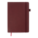 Блокнот деловой Buromax BRIEF L2U А5, 96 листов, линия, темно-красный - №1