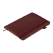 Блокнот деловой Buromax BRIEF L2U А5, 96 листов, линия, темно-красный - №3