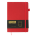 Блокнот деловой Buromax BRIEF L2U А5, 96 листов, линия, красный - №2