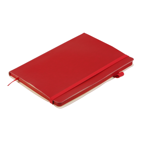 Блокнот деловой Buromax BRIEF L2U А5, 96 листов, линия, красный - №3