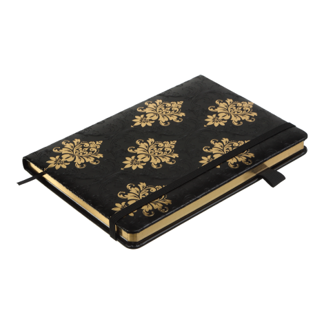 Блокнот деловой Buromax ROYAL А5, 96 листов, клетка, черный - №3