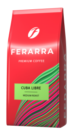 Кава в зернах 1000г, CAFFE CUBA LIBRE з клапаном,  FERARRA