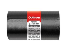 Пакет для сміття п/е 60х70 чорний LD, 60л/40шт