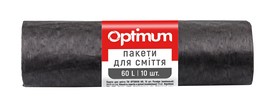 Пакет для смiття п/е 60*70 чорний LD 60л/10шт 6рул/уп