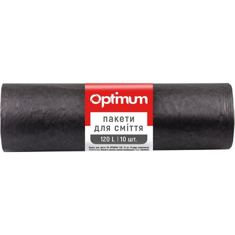 Пакет для мусора п/е 70*100 черный LD 120л/10 шт - №1