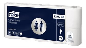 Папір туалетний в рулонах 2-х шар. 22 м. 10 рул/уп Т4