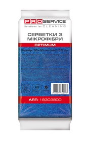 Серветки з мікрофібри OPTIMUM 30х30 см, 10 шт., синій