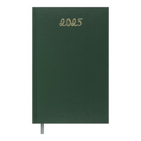 Ежедневник датов. 2025 OPTIMAL, A5, зеленый, бумвинил - №1