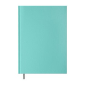 Книга записная OPTIMAL, А5, 64 л., клетка, бирюзовая, бумвинил