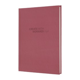 Записная книжка MORANDI STYLE, А5, 80 л., клетка, офсет крем, соч. лом. обложка, капучино