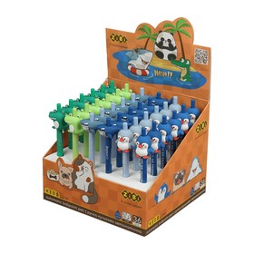 Ручка кулькова автоматична, SEA ANIMALS, 0,7 мм, синя