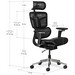 Кресло Mealux S4 Air Black - №11