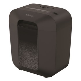 Знищувач Fellowes LX25M Mini-Cut, 6 аркушів, фрагменти 4х12 мм, кошик 11,5 літрів