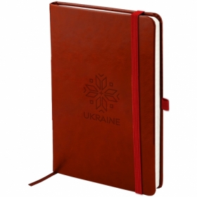 Книга записная Partner Lux, 125*195, 96л, кл, бордо Вышиванка