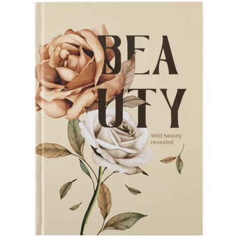 Книга записная жесткая обл. А5, 96 л., клет., Beauty - №1