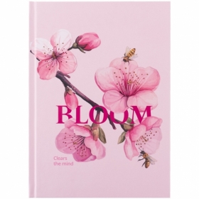 Книга записная жесткая обкл. А5, 96 л., клет., Bloom