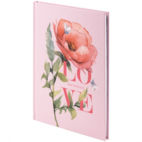 Книга записная жесткая обл. А5, 96 л., клет., Love - №2
