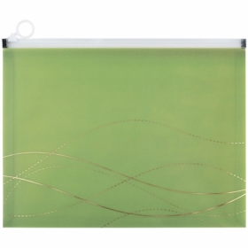 Папка на блискавці zip-lock, А4 Waves-3