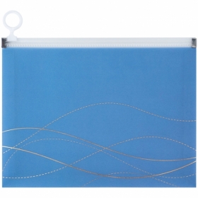 Папка на блискавці zip-lock, А5+ Waves-2