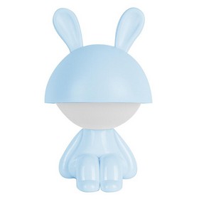 Світильник-нічник LED з акумулятором Cute Bunny, блакитний