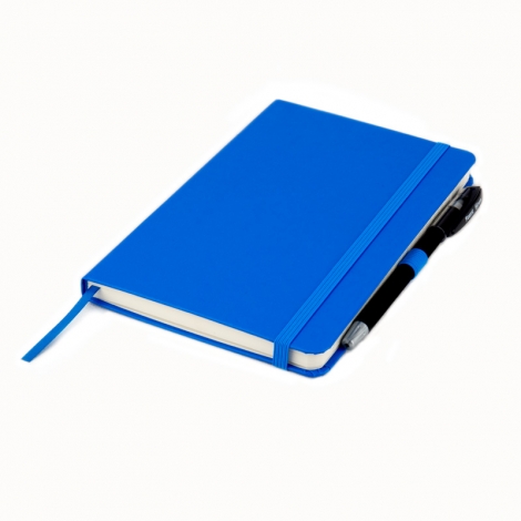 Книга записная Axent Partner, 12,5х19,5 см, клетка, голубая - №5