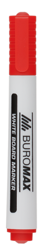 Маркер для досок Buromax BM.8800, 2-4 мм, красный - №2
