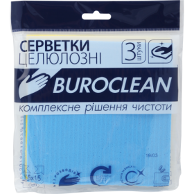Серветки целюлозні Buroclean влаговпітивающие