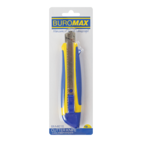 Нож канцелярский Buromax, лезвие 18 мм