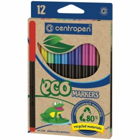 Фломастери Еко 2560, Centropen, 12 кольорів