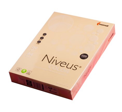 Бумага офисная цветная Niveus BE66 A4, 80 г/м2, 500 листов, ваниль - №1