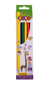 Олівці кольорові KIDS LINE, 6 кольорів
