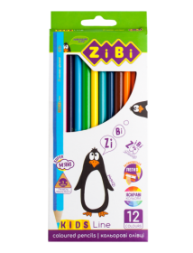 Олівці кольорові KIDS LINE, 12 кольорів