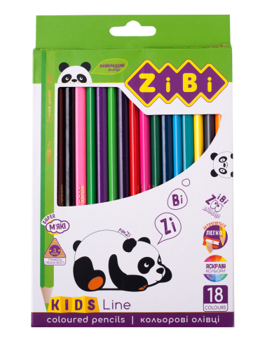 Карандаши цветные KIDS LINE, 18 цветов - №1