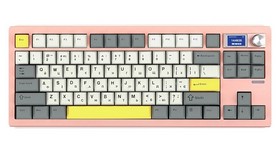 Клавіатура механічна бездротова EPOMAKER Shadow-S Wisteria Linear Pink