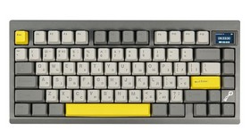 Клавіатура механічна бездротова EPOMAKER TH80 PRO V2 Sea Salt Silent Black 