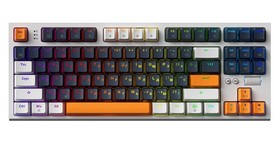 Дротова механічна клавіатура GamePro MK180W (Red) з Hot-Swap RGB White