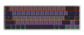 Клавіатура бездротова GamePro MK122R Red Swich Low Profile Wireless Dark Gray