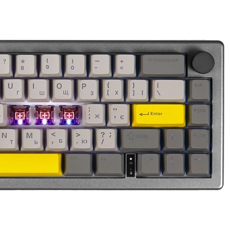 Клавиатура механическая беспроводная EPOMAKER EK68 Flamingo Black - №2
