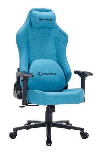 Кресло игровое GamePro Fabric Light Blue - №1