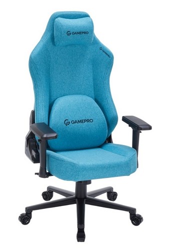 Кресло игровое GamePro Fabric Light Blue - №2